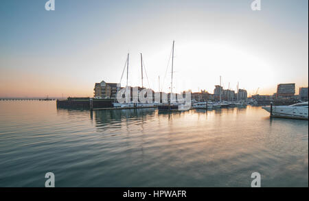 Marina Ocean Village à Southampton Banque D'Images