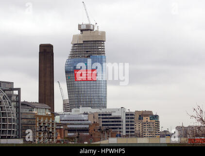 Vue générale d'un GV (1) Blackfriars, connu sous le nom de vase, est un aménagement polyvalent en construction Banque D'Images