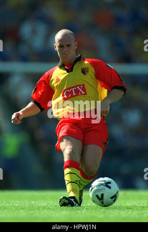 ROBERT PAGE Watford FC 10 Août 1998 Banque D'Images