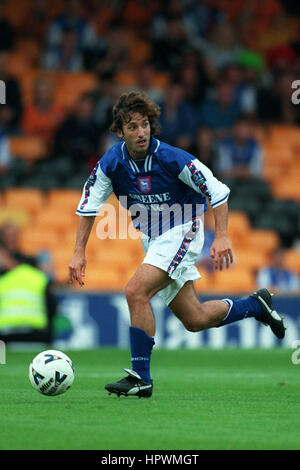 MAURICIO TARICCO IPSWICH TOWN FC 02 Septembre 1998 Banque D'Images