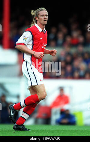 EMMANUEL PETIT ARSENAL FC 09 Novembre 1998 Banque D'Images