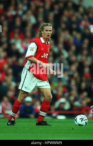 EMMANUEL PETIT ARSENAL FC 09 Novembre 1998 Banque D'Images