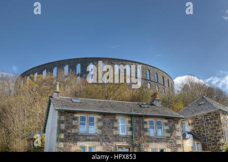 McCaigs Tower à Oban, Scotland Banque D'Images