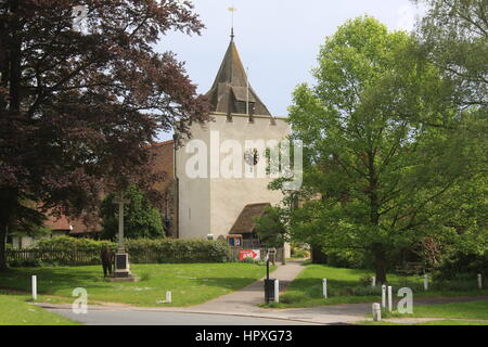 Église de Saint-barthélemy dans le village de Otford, dans le Kent Banque D'Images