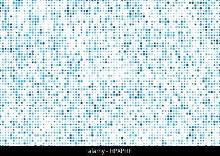 Demi-teinte bleu motif pointillé comme arrière-plan. Points de trame grunge texture vecteur pour votre conception Illustration de Vecteur