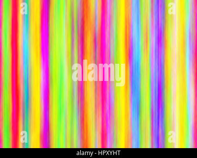Un mélange très coloré de rayures verticales de peinture épaisse (seamless texture) Banque D'Images