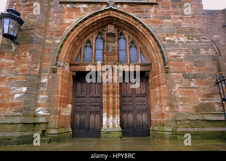 St Michael's Parish Church, portes d'entrée de Linlithgow Banque D'Images