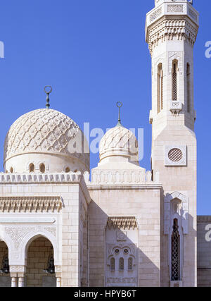 La mosquée de Jumeirah, Al Jumeirah Road, Jumeirah, Dubai, Émirats Arabes Unis Banque D'Images