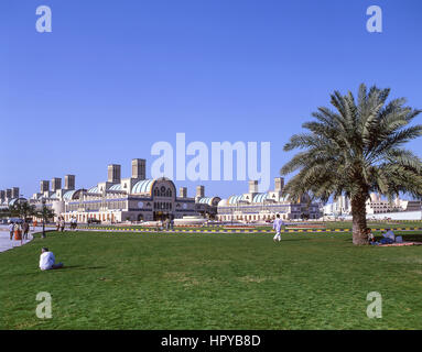 Le Souq Al Markazi, Al Rolla Square, Sharjah, Emirats Arabes Unis Banque D'Images