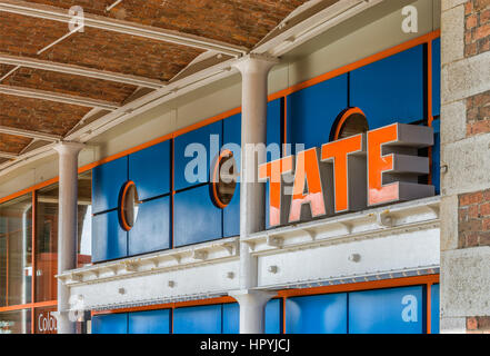 Tate Liverpool est une galerie d'art et un musée à Liverpool, Merseyside, en Angleterre Banque D'Images