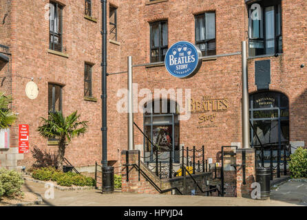 Beatles Story Museum à Liverpool, Angleterre, Royaume-Uni Banque D'Images