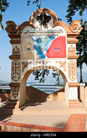 Triangle d'or, Chiang Rai, Thaïlande Banque D'Images