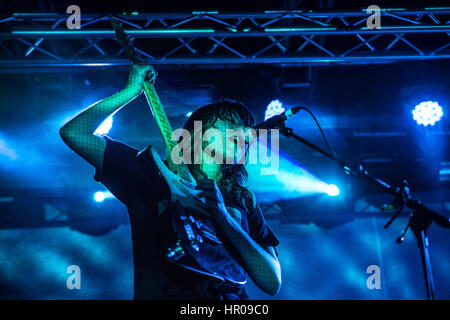 Courtney Barnett en direct à l'O2 Academy Liverpool décembre 2015 Banque D'Images