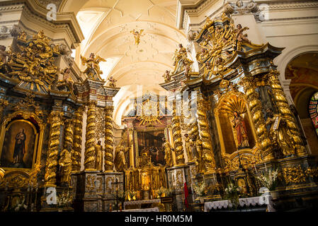 La magnifique église de St Bernard à Cracovie en Pologne Banque D'Images