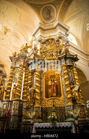 La magnifique église de St Bernard à Cracovie en Pologne Banque D'Images