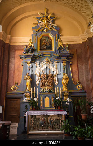 La magnifique église de St Bernard à Cracovie en Pologne Banque D'Images