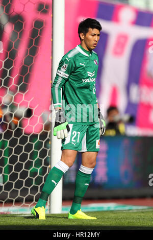 Nagai Stadium, Osaka, Japon. Feb 25, 2017. Jin Ho Kim (Cerezo), le 25 février 2017 - Football : 2017 Football /J1 match de championnat entre Cerezo Osaka 0-0 Jubilo Iwata au Nagai Stadium, Osaka, Japon. Credit : YUTAKA/AFLO SPORT/Alamy Live News Banque D'Images