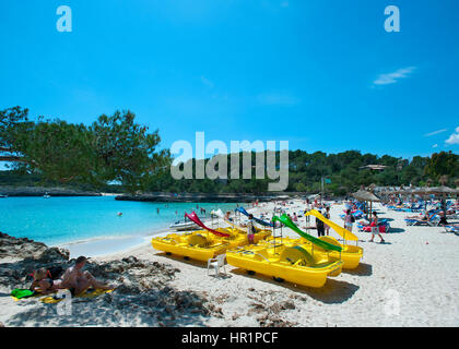 Cala Mondrago, Majorque, Baleares, Espagne Banque D'Images