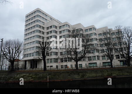 Haus Shell, shell Building, Berlin, le modernisme classique, design 1929, l'architecte Emil Fahrenkamp, Emil, et a effectué des travaux de 1932. Banque D'Images