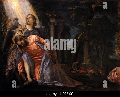 Paolo Veronese - Le Christ au Jardin de Gethsémani - WGA24847 Banque D'Images