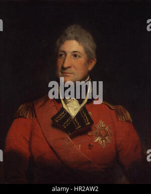 Sir Thomas Picton par Sir Martin Archer Shee Banque D'Images