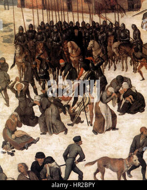 Pieter Bruegel l'ancien - Le Massacre des Innocents (détail) - WGA3480 Banque D'Images