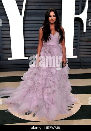 Plus d'arriver à la Vanity Fair Oscar Party à Beverly Hills, Los Angeles, USA. Banque D'Images