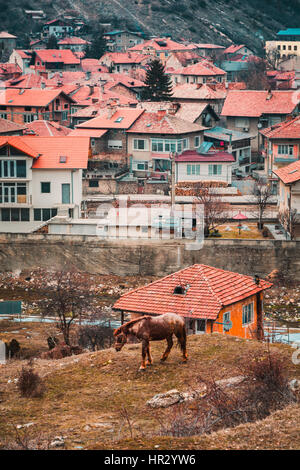 Velingrad - spa capitale de Balkans, Rhodopes, Bulgarie Banque D'Images