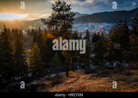 Velingrad - spa capitale de Balkans, Rhodopes, Bulgarie Banque D'Images