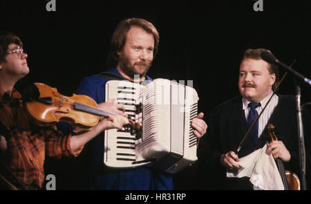 BENNY ANDERSSON ancien membre d'ABBA aujourd'hui compositeur et musicien avec des amis 2000 Banque D'Images