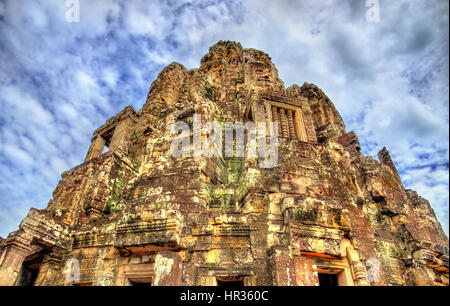 Le Bayon, un temple khmer d'Angkor au Cambodge, en Asie du sud-est Banque D'Images