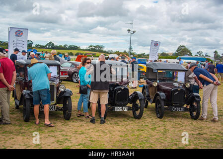 Austin automobiles line up. Salon de voitures d'Ellerslie, Feb 12, 2017. Auckland, Nouvelle-Zélande. Banque D'Images