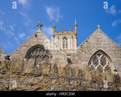 Royaume-uni, St Ives, Cornwall, le 15e siècle l'église paroissiale de St Ives est dédiée à l'Ia la Vierge Banque D'Images