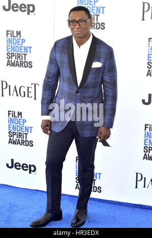 Santa Monica, Californie. Feb 25, 2017. David Harewood assiste à la 32e Film Independent Spirit Awards 2017 à la jetée de Santa Monica le 25 février 2017 à Santa Monica, en Californie. Utilisation dans le monde entier | Credit : dpa/Alamy Live News Banque D'Images