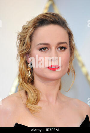 LOS ANGELES, CA - 26 février : Brie Larson à la 89e Academy Awards au Dolby Theatre de Los Angeles, Californie le 26 février 2017. Credit : mpi99/MediaPunch Banque D'Images
