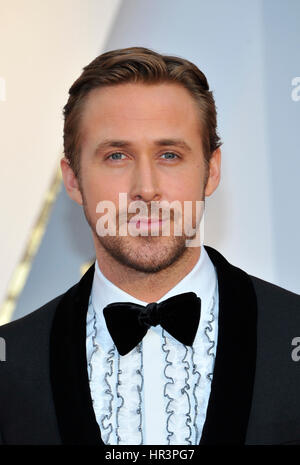 LOS ANGELES, CA - 26 février : Ryan Gosling à la 89e Academy Awards au Dolby Theatre de Los Angeles, Californie le 26 février 2017. Credit : mpi99/MediaPunch Banque D'Images