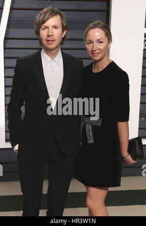 Los Angeles, Californie, USA. Feb 26, 2017. Beck à la Vanity Fair Oscar Party 2017 Le 26 février 2017 à Beverly Hills, Californie. Credit : Mpi99/media/Alamy Punch Live News Banque D'Images