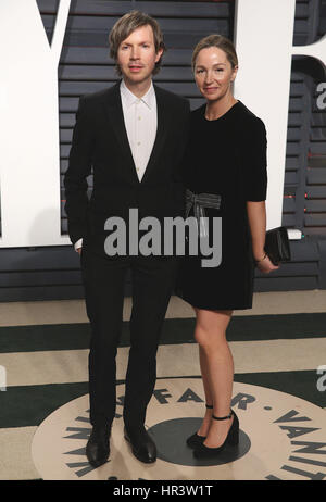 Los Angeles, Californie, USA. Feb 26, 2017. Beck à la Vanity Fair Oscar Party 2017 Le 26 février 2017 à Beverly Hills, Californie. Credit : Mpi99/media/Alamy Punch Live News Banque D'Images