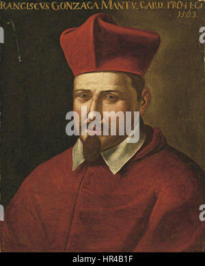 Portrait du cardinal Francesco Gonzaga Banque D'Images