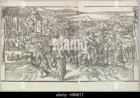 Pieter Coecke van Aelst - un enterrement turc de la Ces Mœurs et fachons de faire de Turcz Banque D'Images