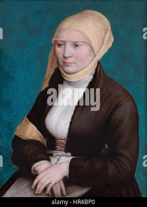 Portrait d'une femme du sud de l'Allemagne, par Hans Holbein le Jeune Banque D'Images