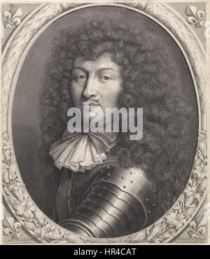 Pieter van Schuppen - Portrait de Louis XIV de France Banque D'Images