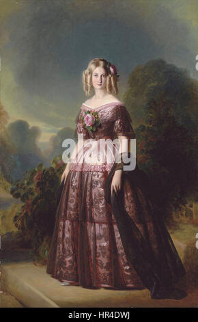 La princesse Maria Augusta Caroline de Bourbon, Studio de Franz-Xaver Winterhalter Banque D'Images