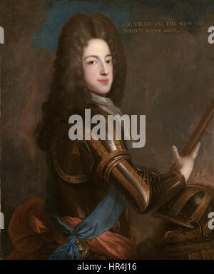 Portrait du Prince James Francis Edward Stuart par François de Troy Banque D'Images