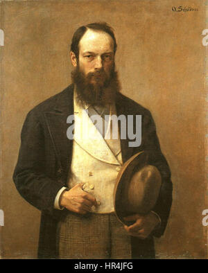 Henri Evenepoel Selbstbildnis 1875-1876 Banque D'Images