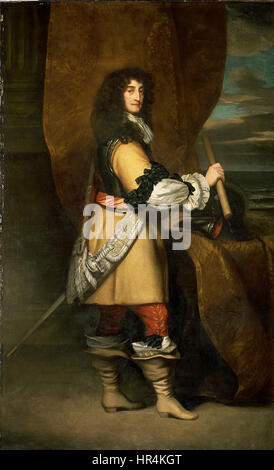 Prince Rupert (1619-1682) 1er duc de Cumberland et comte palatin du Rhin Banque D'Images