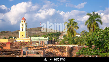 Vue aérienne de Trinidad, Cuba Banque D'Images