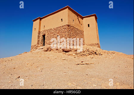 L'Arabe vieux Ksar Ait Benhaddou dans la province de Ouarzazate, Maroc. Banque D'Images