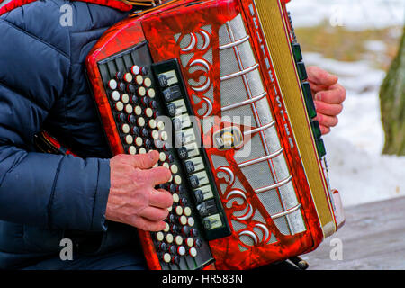 Instruments de musique. Orchestra au festival de carnaval Banque D'Images