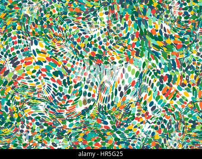 Arrière-plan géométrique vectoriel continu. Creative Circle Abstract pattern multicolore. Illustration de Vecteur